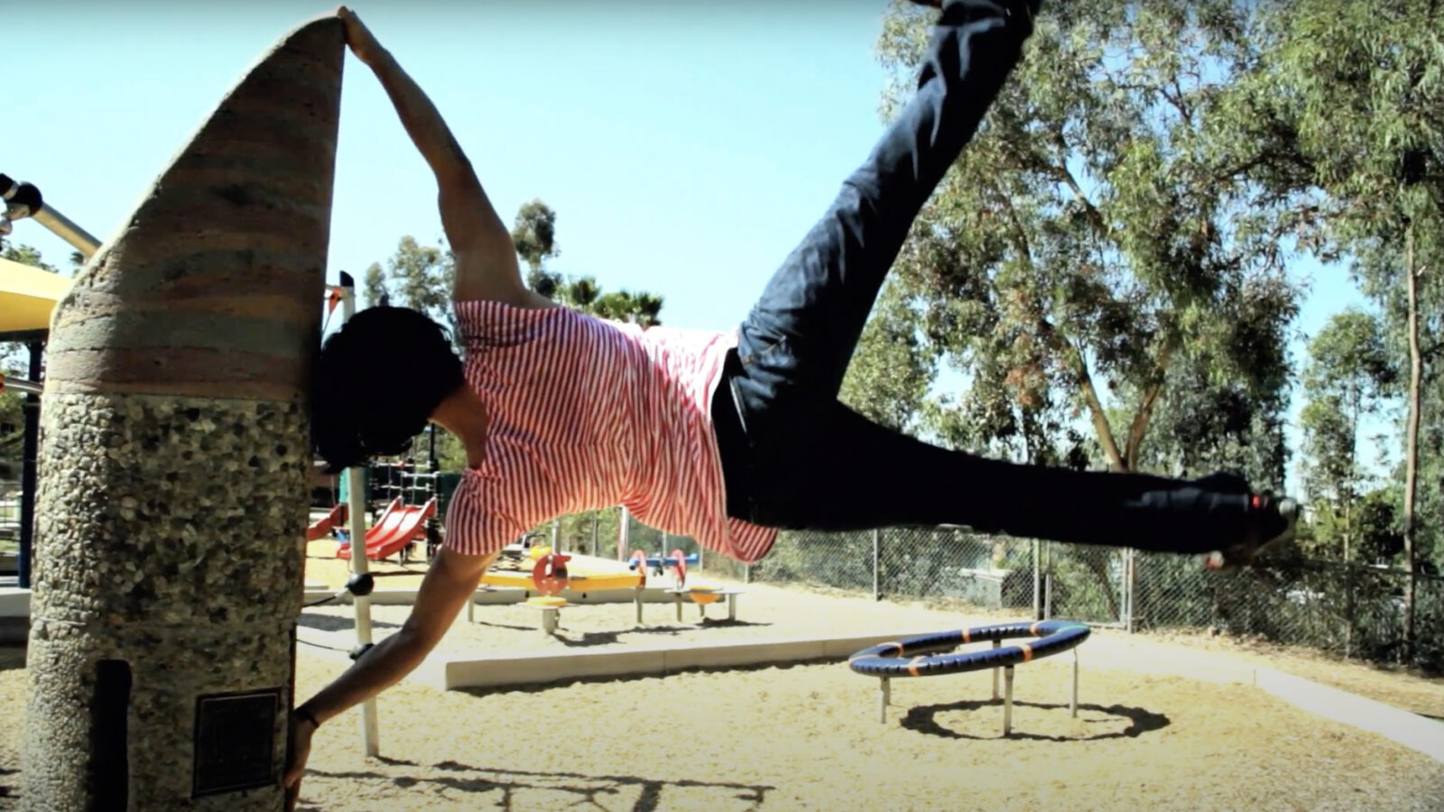 Pregnant Parkour